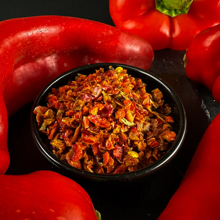 Aromātiska un smaržīga sarkanā kaltēta paprika