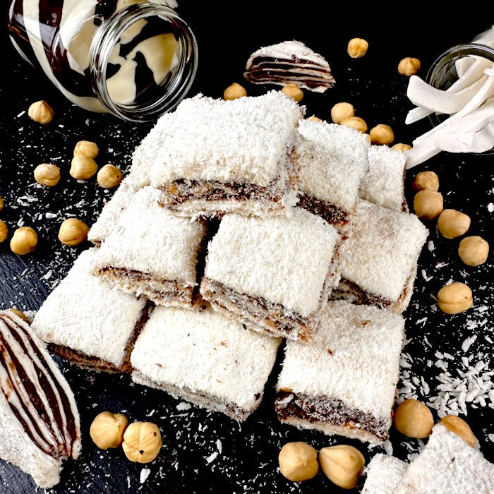 Лукума тортите с мороженым и кокосом