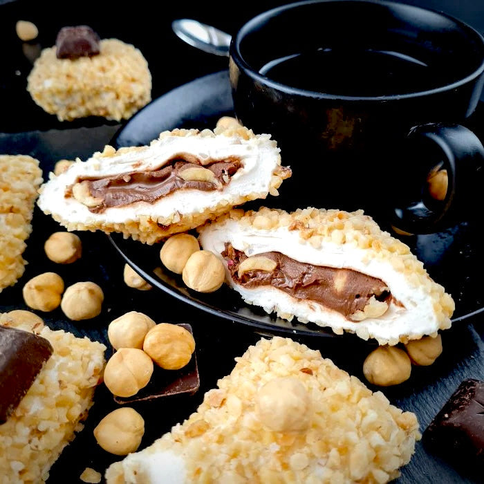 Lukuma spilventiņš ar lazdu riekstiem un "nutellu"