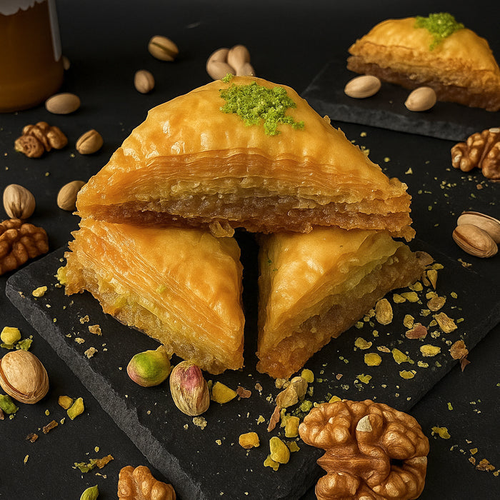 Baklava - pistāciju trīsstūrīši