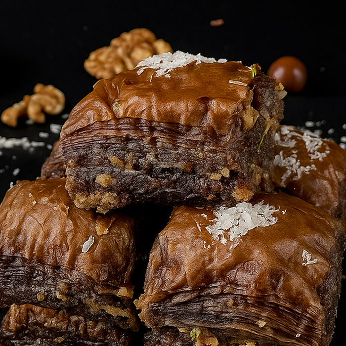 Baklava - šokolādes valriekstu kvadrātiņi