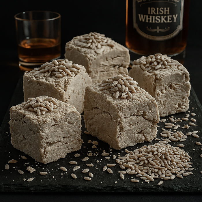 Halva saulespuķu ar īru viskija garšu