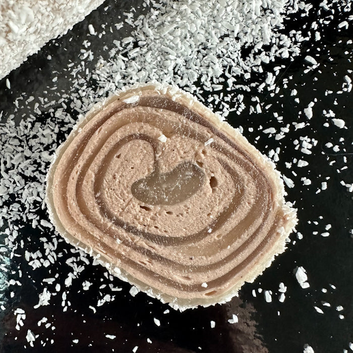 Lukums ar Nesquik garšu un kokosriekstu skaidiņām 