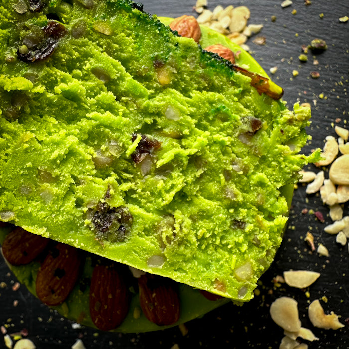 Mini-tortīte no Samarkandas halvas - smaržīgas pistācijas