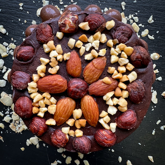 Mini-tortīte no Samarkandas halvas - maiga šokolāde