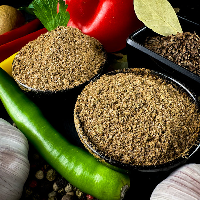 Garšvielu maisījums aromātiskiem liellopu gaļas ēdieniem 