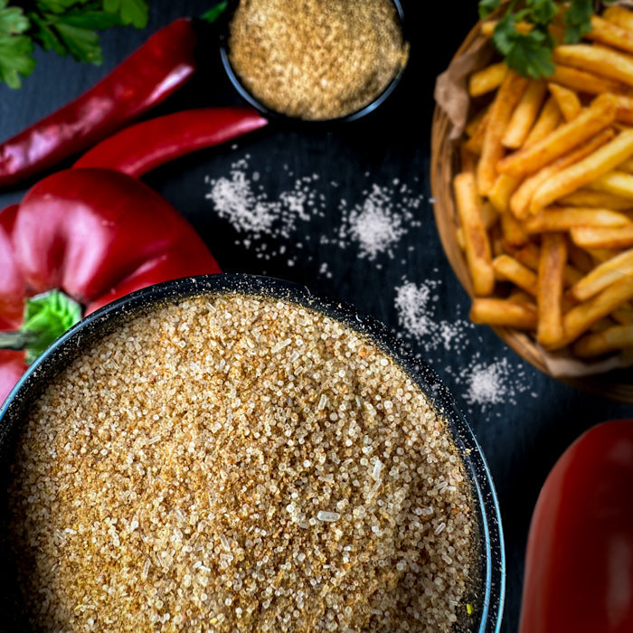 Garšvielu maisījums kraukšķīgiem frī kartupeļiem