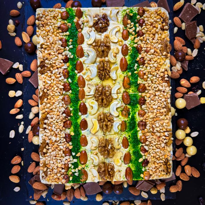 ❗️ Riekstu-piena halva-šerbets ar riekstiem un saldējuma garšu