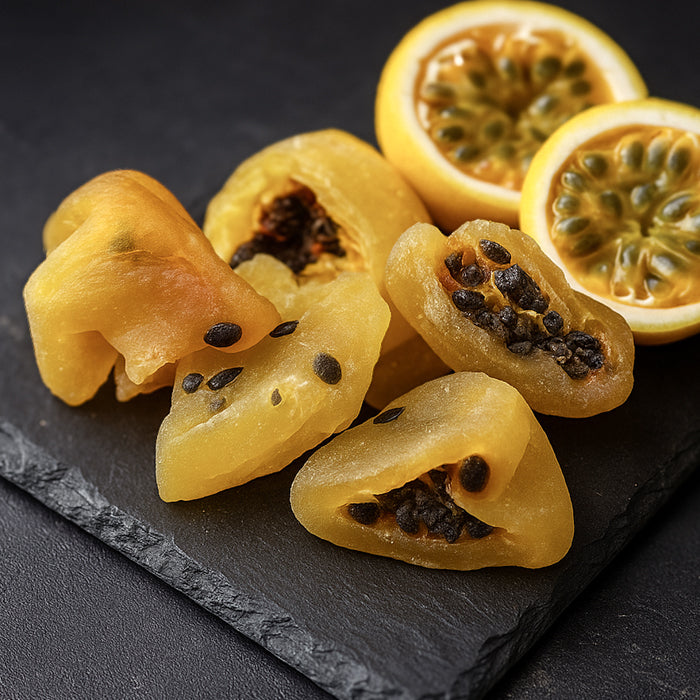 Vjetnamas dzeltenā marakuja ar cukuru