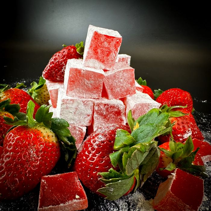 Zemeņu lukums kubiņos